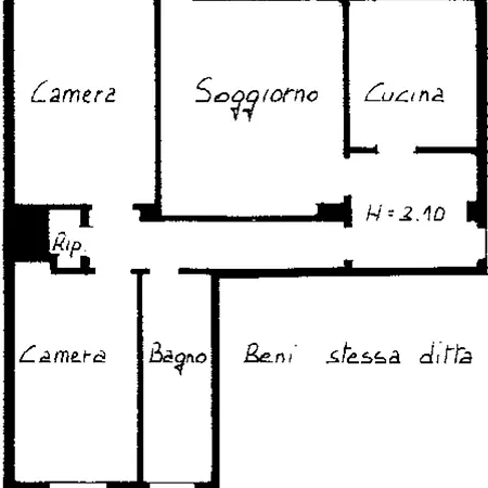 Apartman Ample With Private Parking Milánó